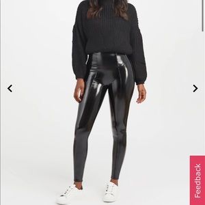 Spanx Vynil leggings